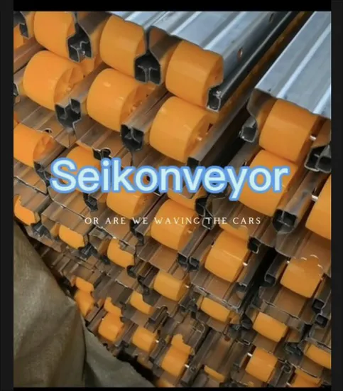 Skvr Conveyor Roller Rail with Flanged Plastics Wheel